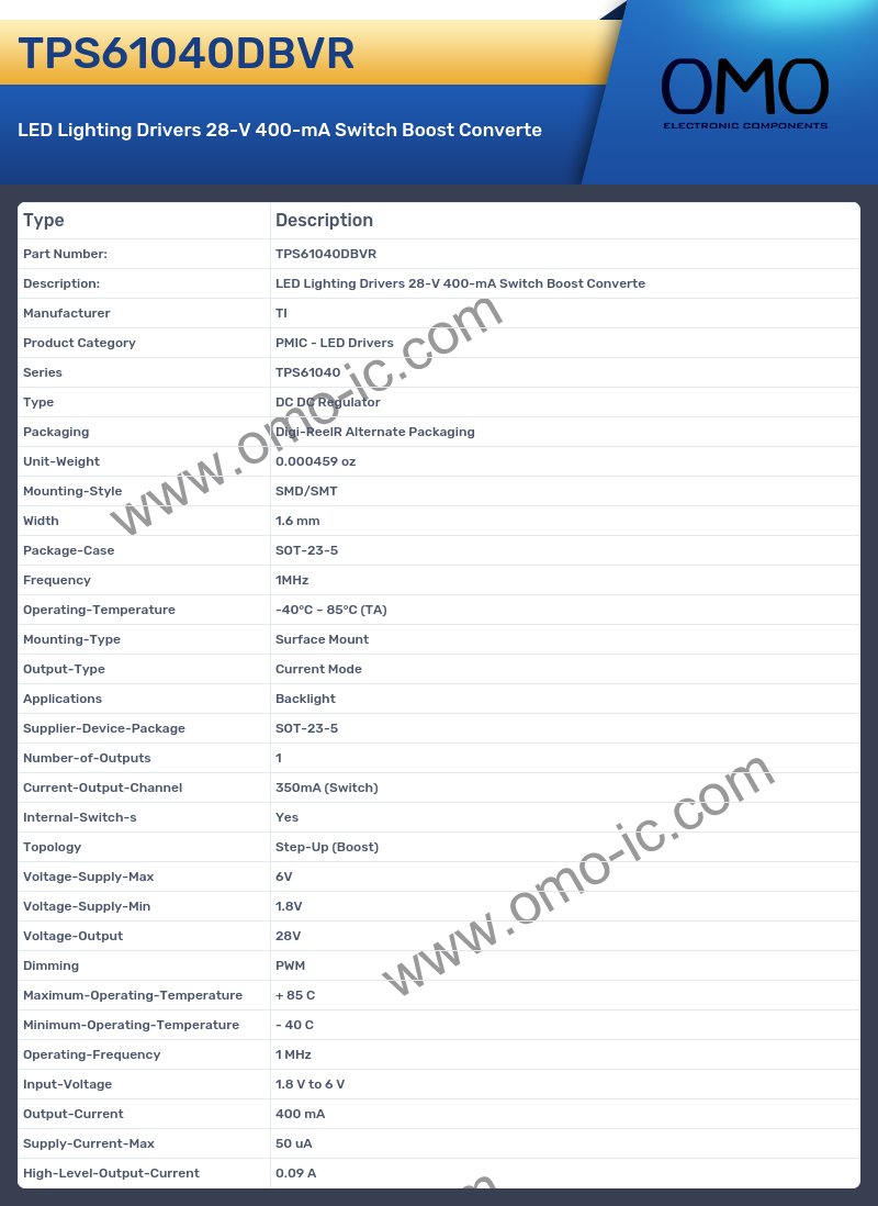 TPS61040DBVR