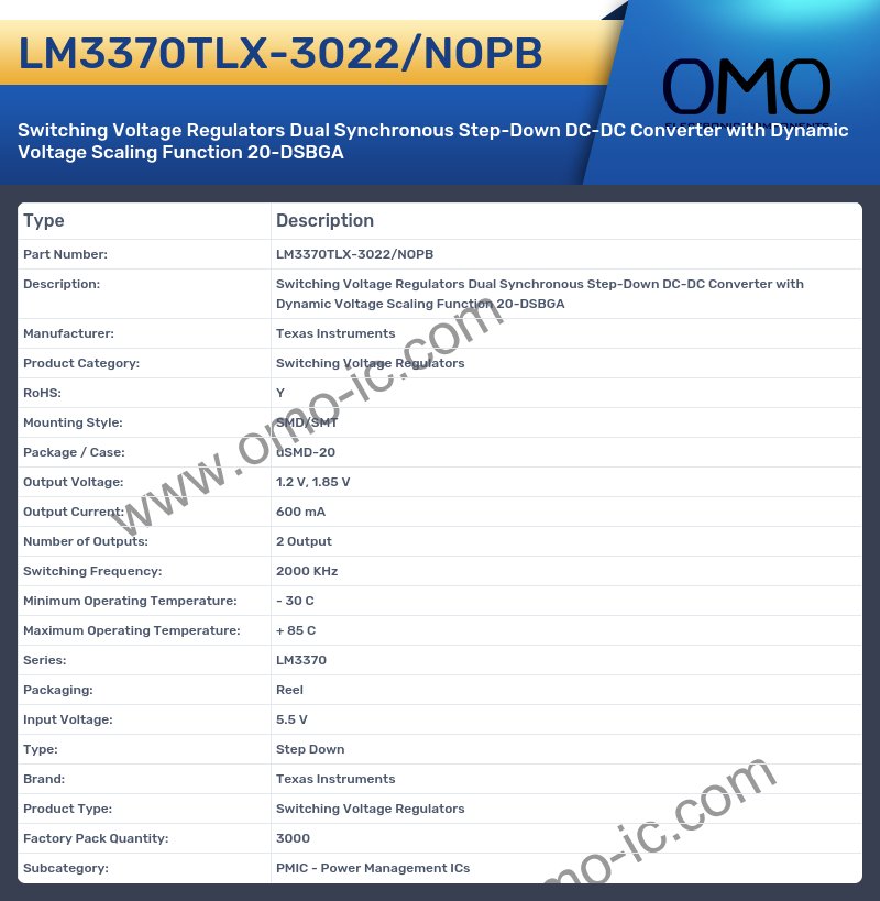 LM3370TLX-3022/NOPB