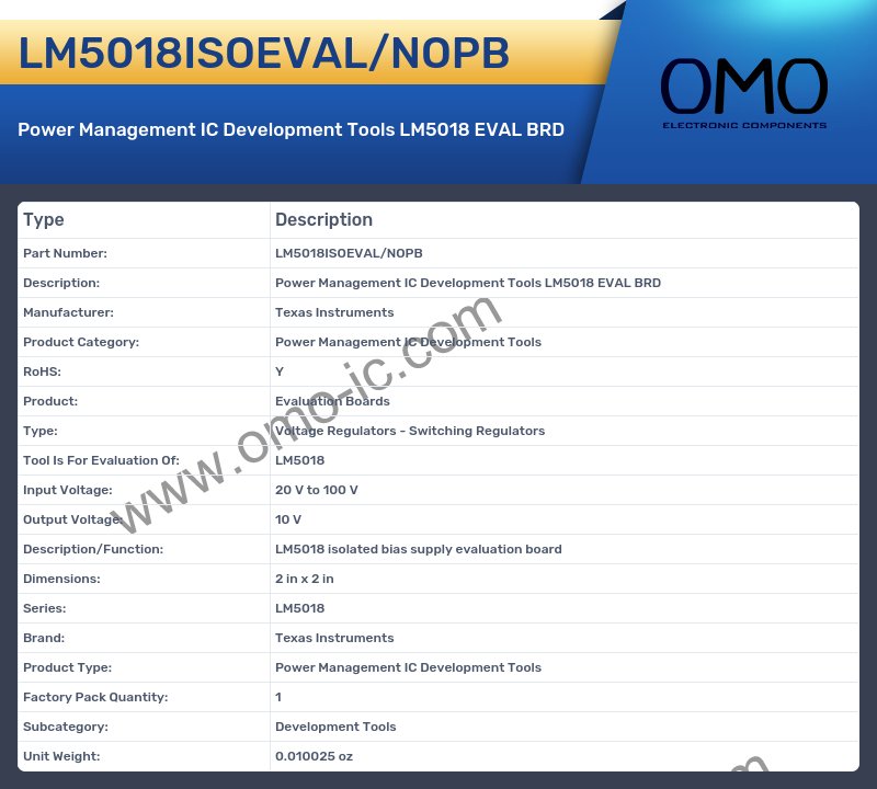 LM5018ISOEVAL/NOPB