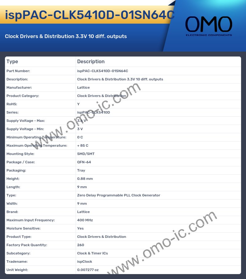 ispPAC-CLK5410D-01SN64C