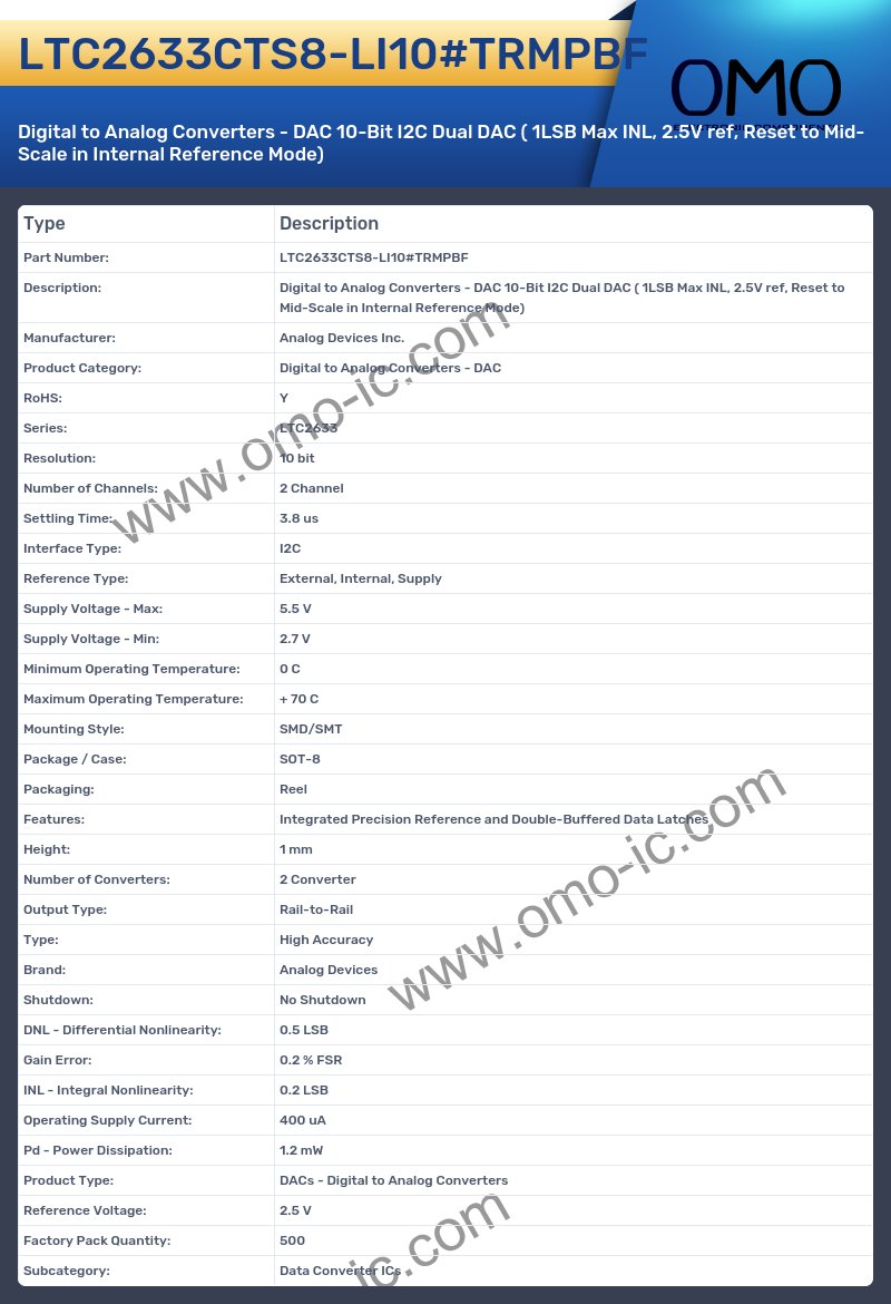 LTC2633CTS8-LI10#TRMPBF