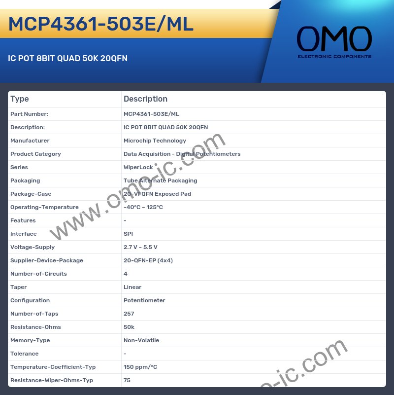 MCP4361-503E/ML