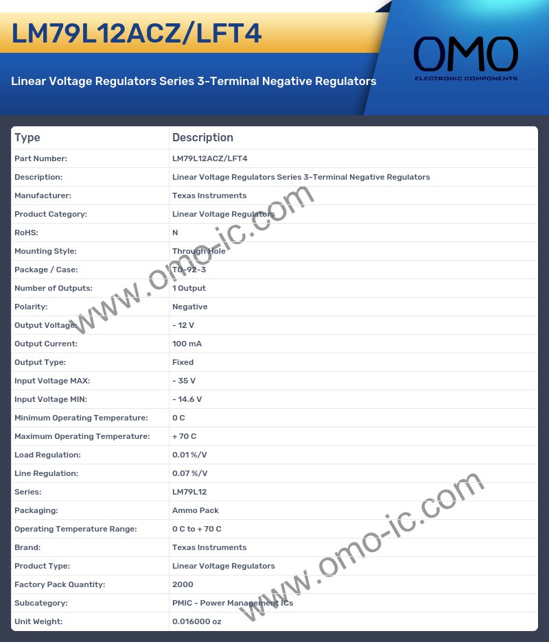 LM79L12ACZ/LFT4