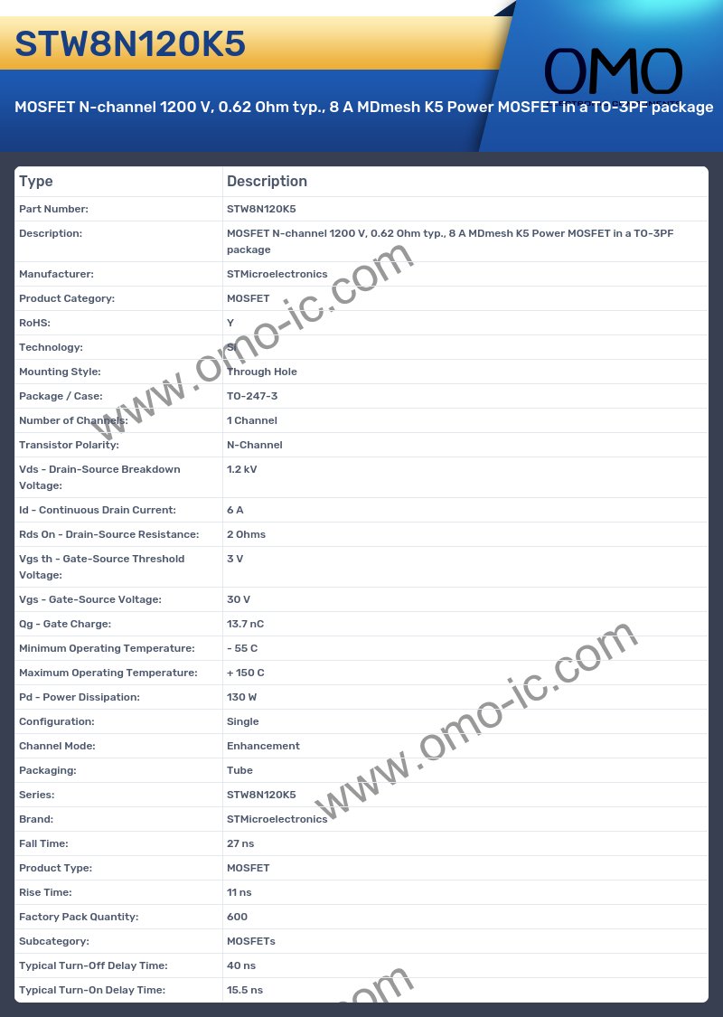 STW8N120K5