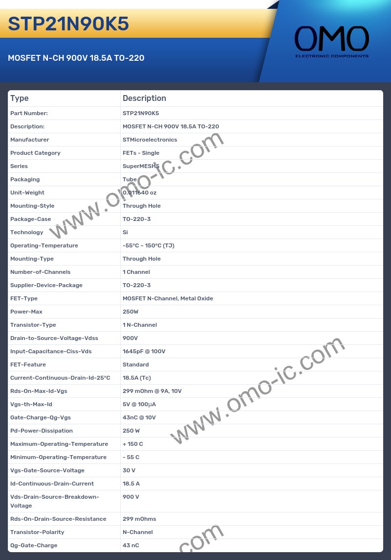 STP21N90K5