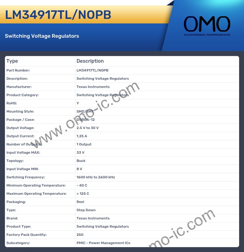 LM34917TL/NOPB