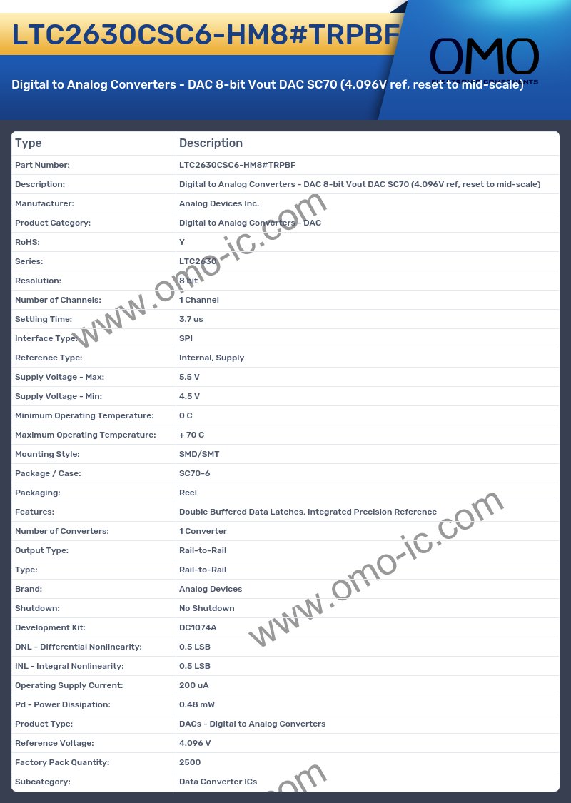 LTC2630CSC6-HM8#TRPBF