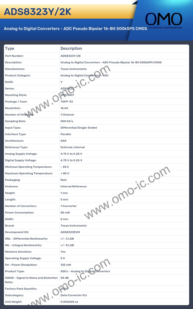 ADS8323Y/2K
