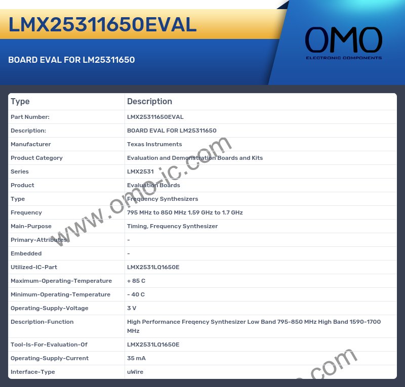 LMX25311650EVAL