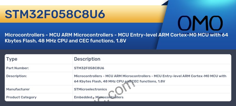 STM32F058C8U6