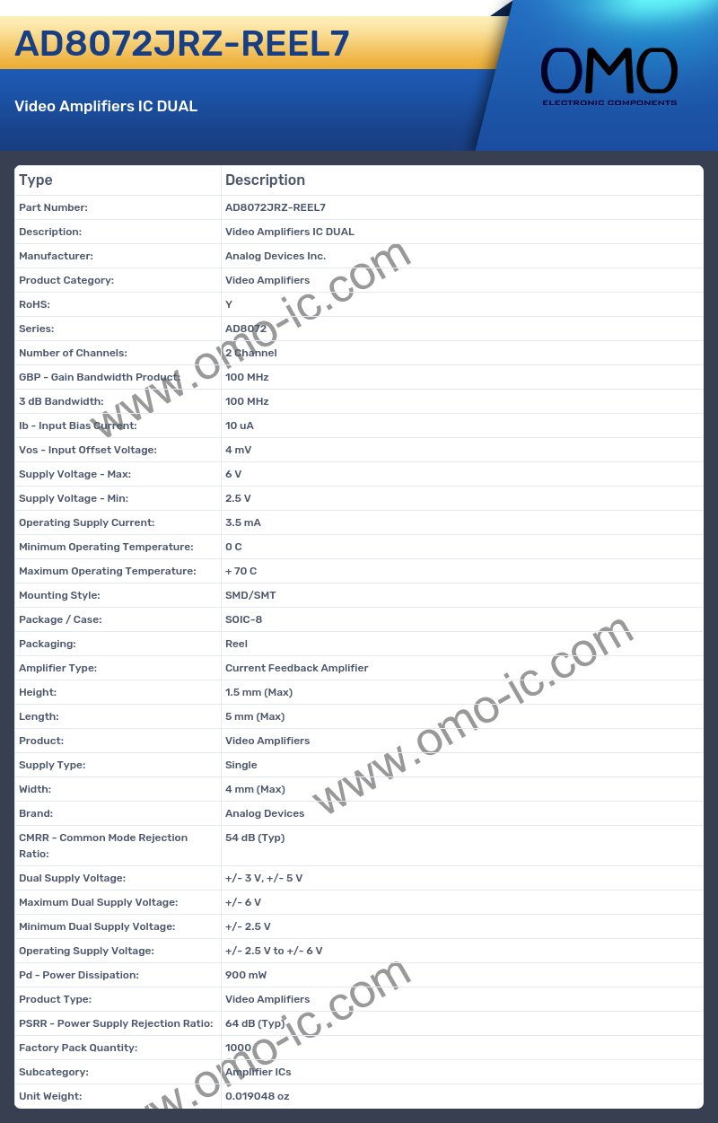 AD8072JRZ-REEL7
