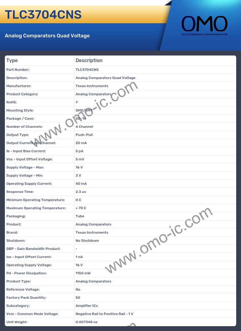 TLC3704CNS