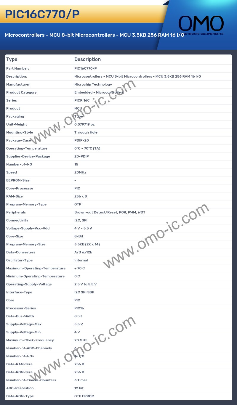 PIC16C770/P