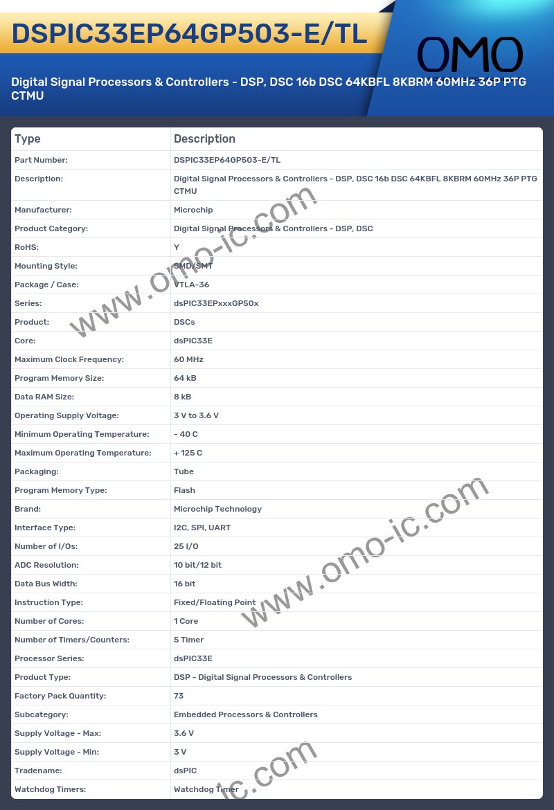 DSPIC33EP64GP503-E/TL