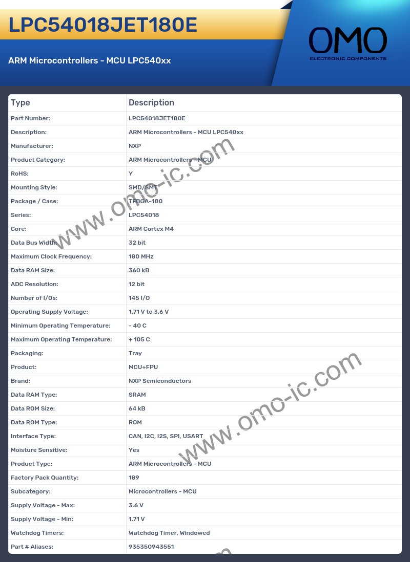 LPC54018JET180E