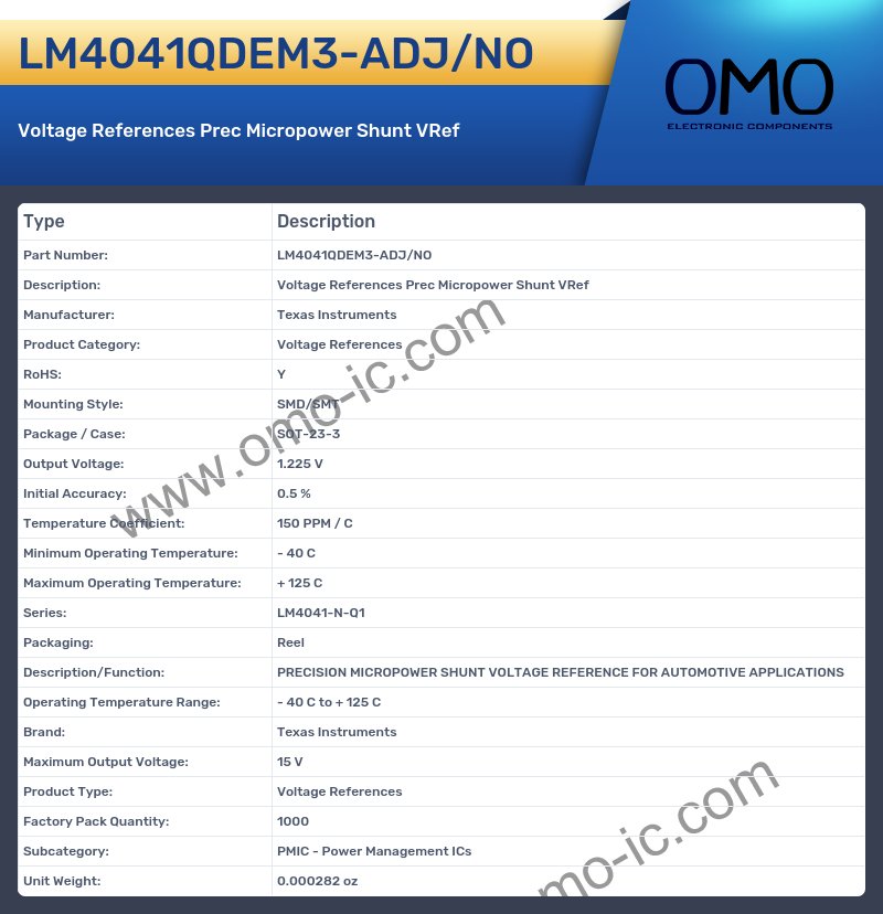 LM4041QDEM3-ADJ/NO