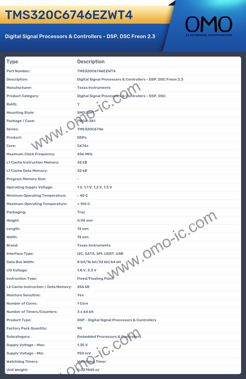 TMS320C6746EZWT4