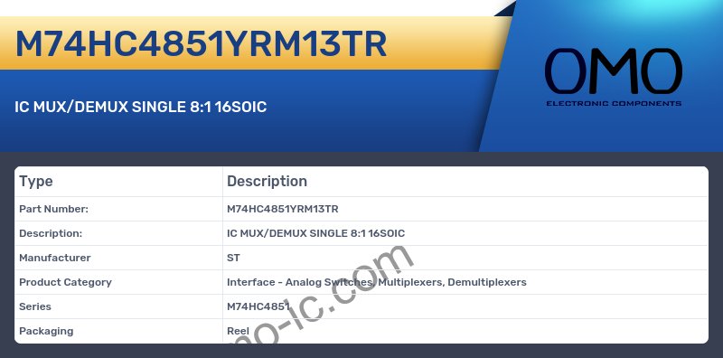 M74HC4851YRM13TR