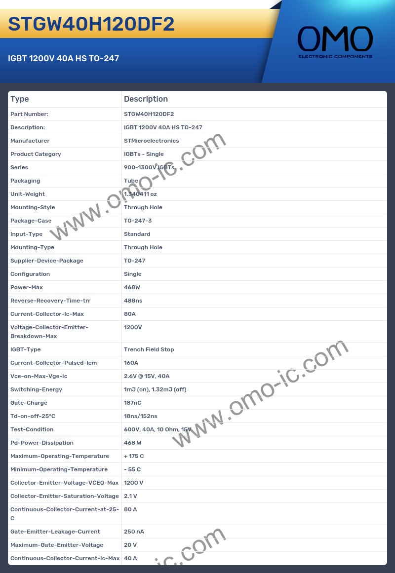STGW40H120DF2