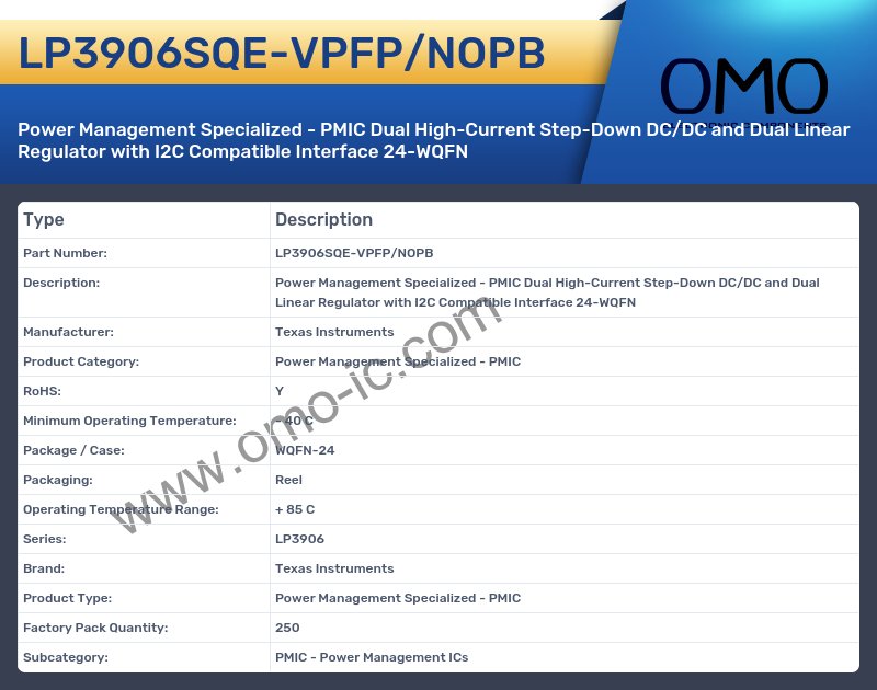 LP3906SQE-VPFP/NOPB