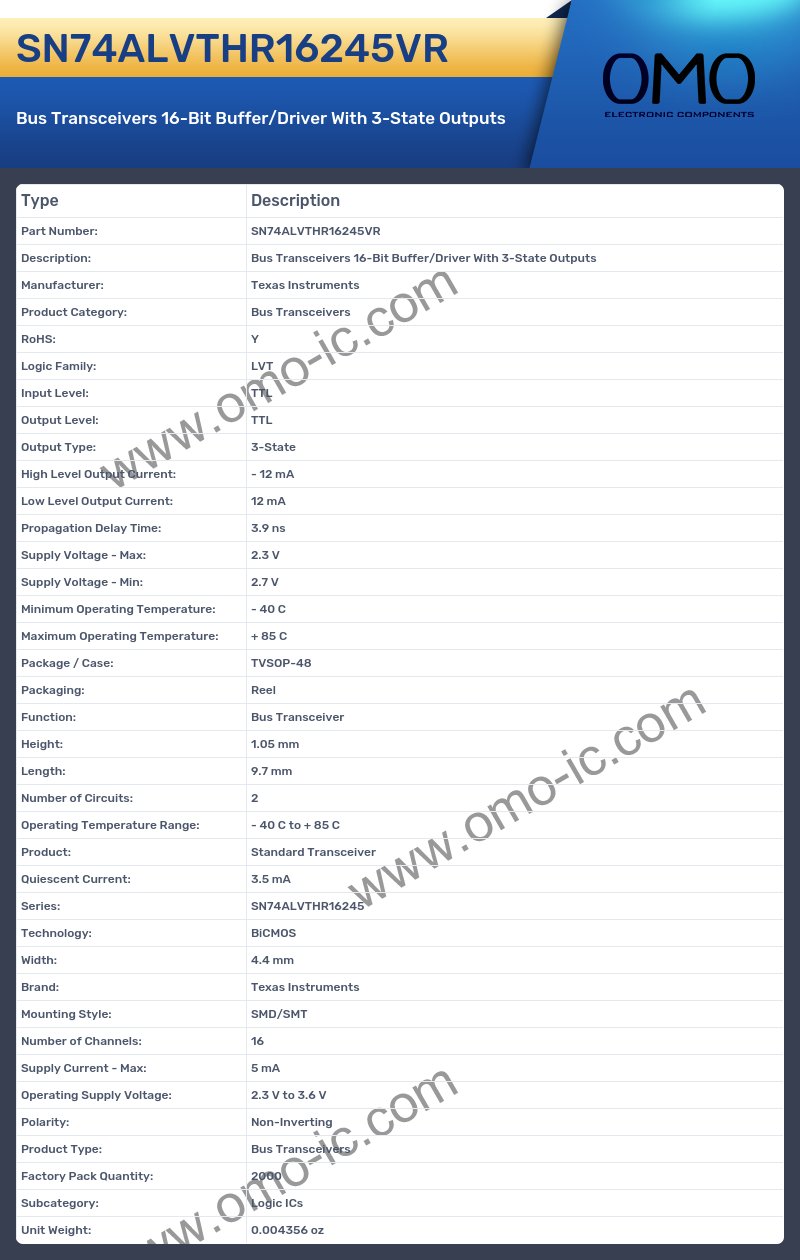 SN74ALVTHR16245VR