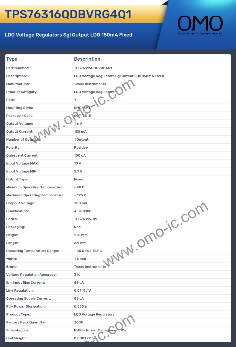 TPS76316QDBVRG4Q1
