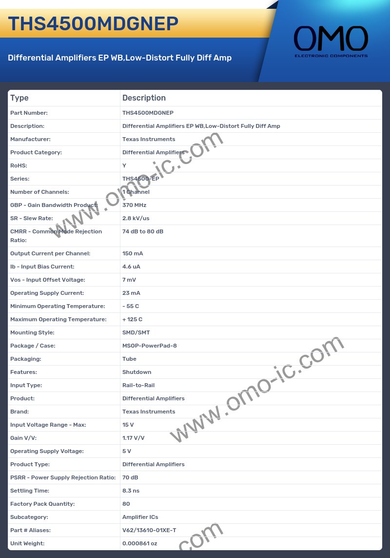 THS4500MDGNEP
