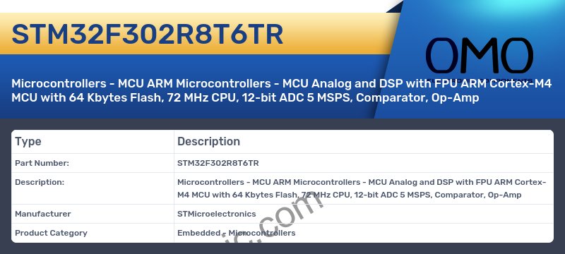 STM32F302R8T6TR