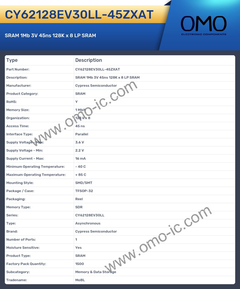 CY62128EV30LL-45ZXAT