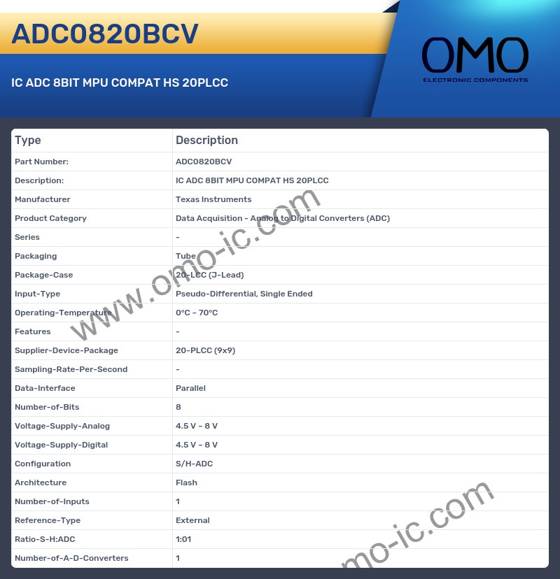 ADC0820BCV