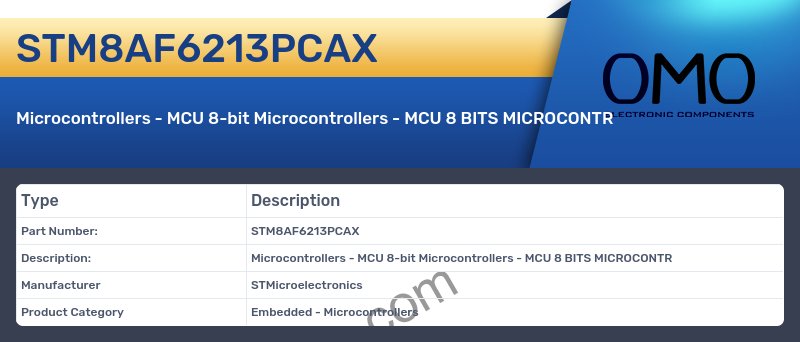 STM8AF6213PCAX