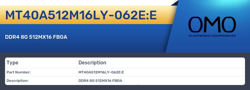 MT40A512M16LY-062E:E