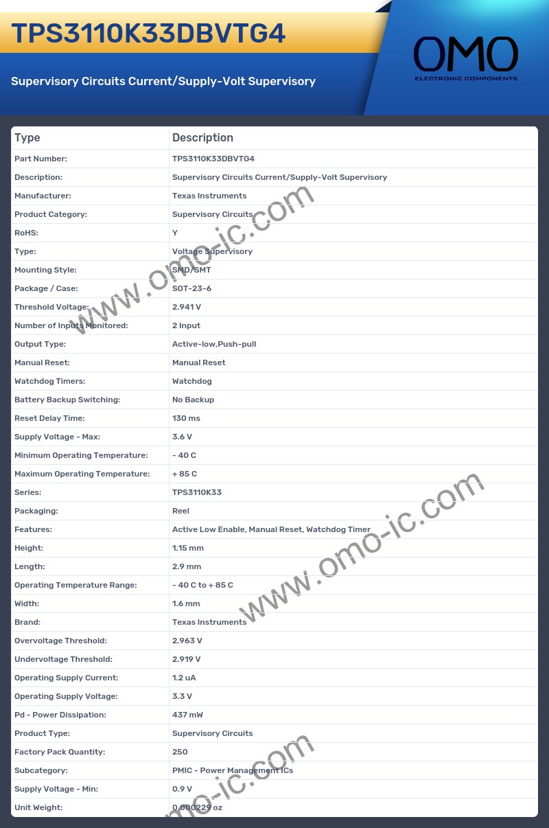 TPS3110K33DBVTG4
