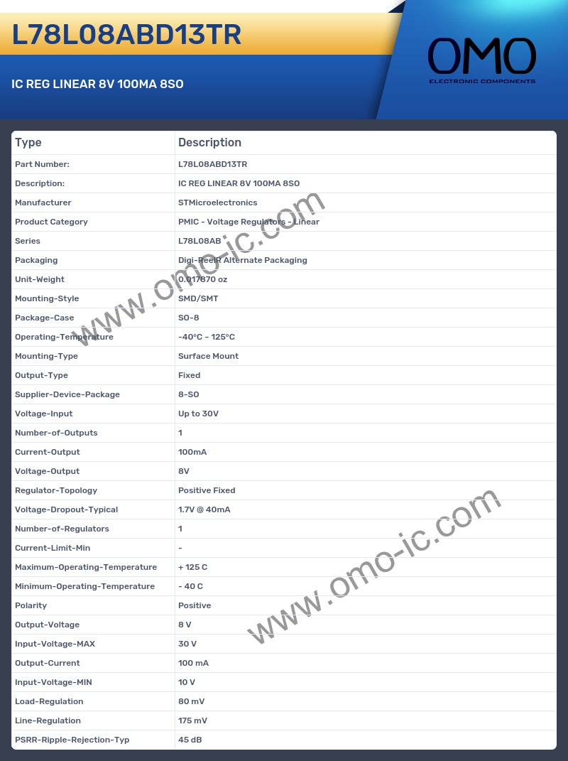L78L08ABD13TR