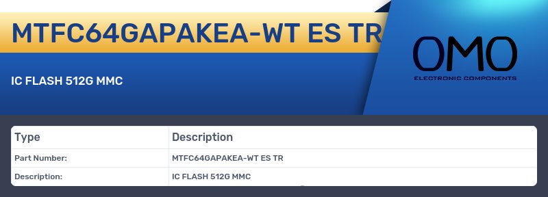 MTFC64GAPAKEA-WT ES TR