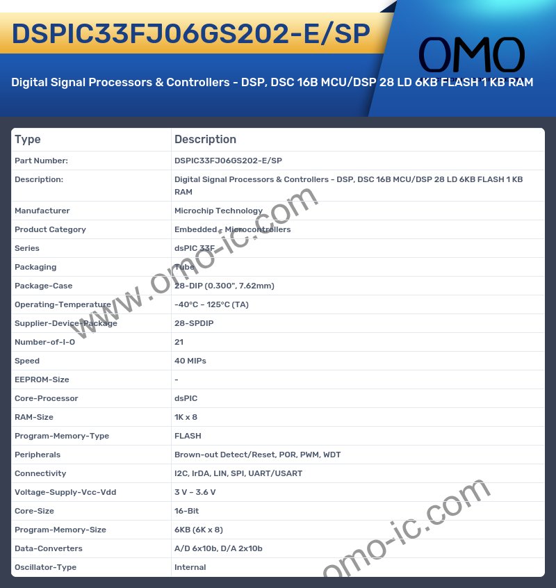 DSPIC33FJ06GS202-E/SP