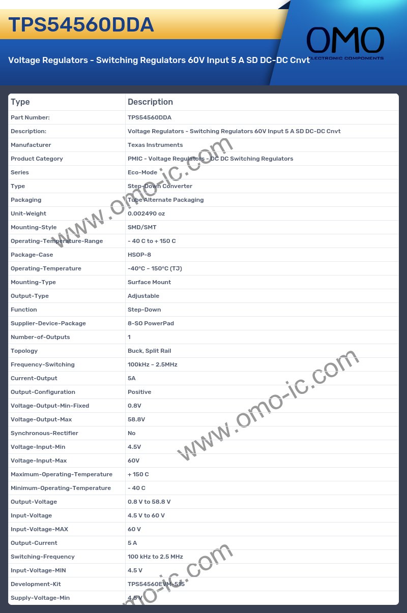 TPS54560DDA