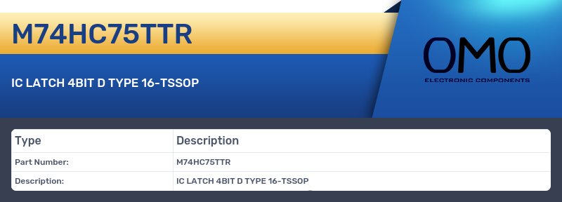 M74HC75TTR