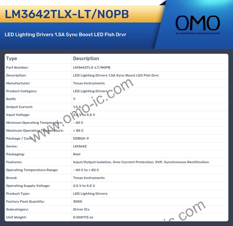 LM3642TLX-LT/NOPB