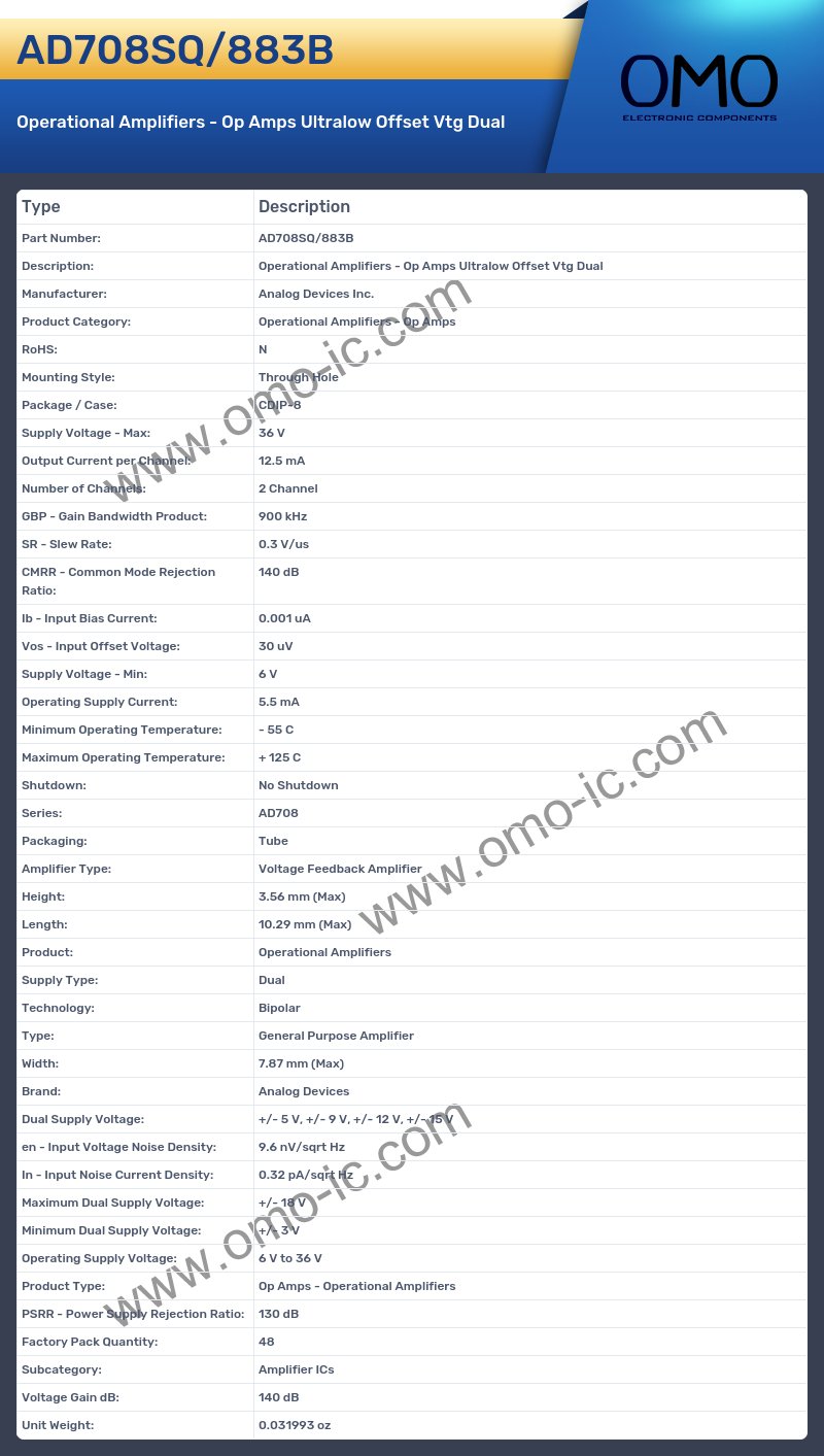 AD708SQ/883B