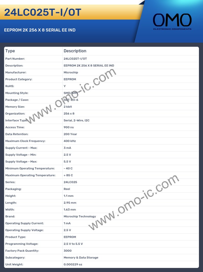 24LC025T-I/OT