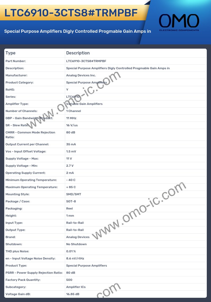 LTC6910-3CTS8#TRMPBF
