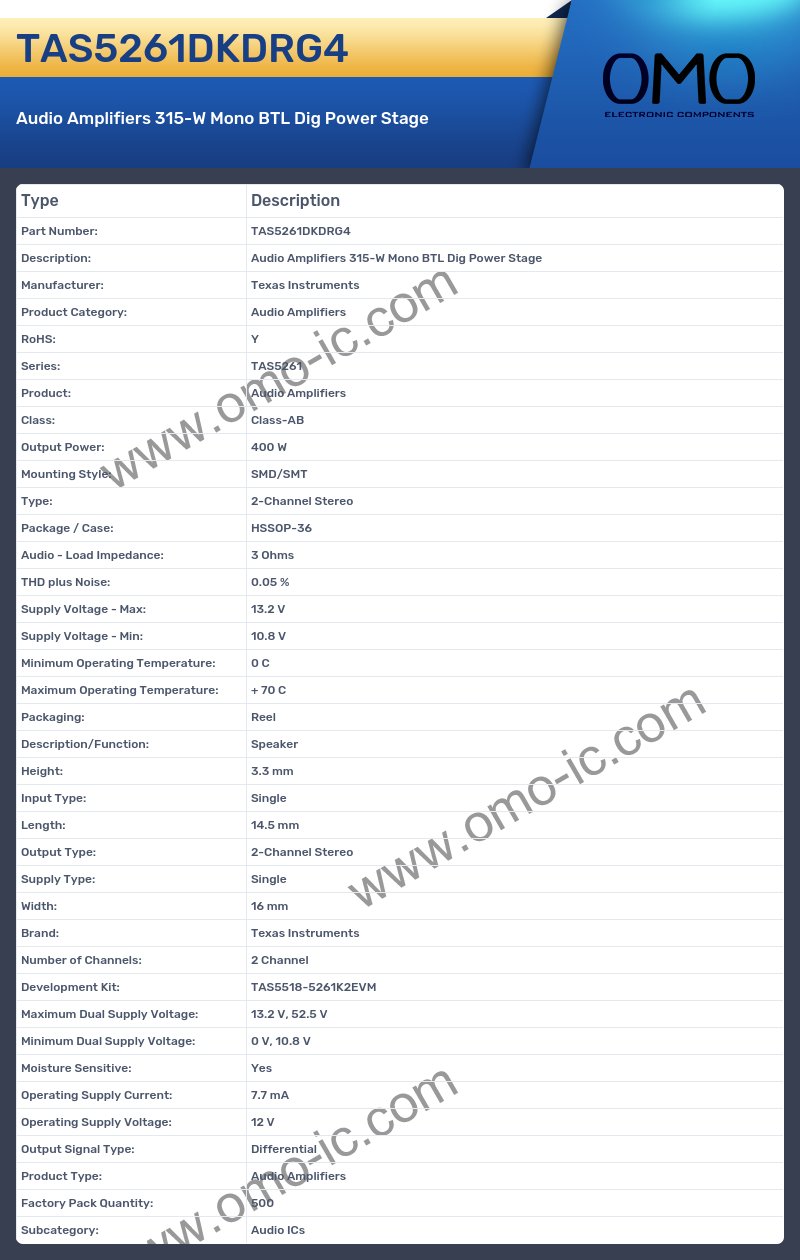 TAS5261DKDRG4