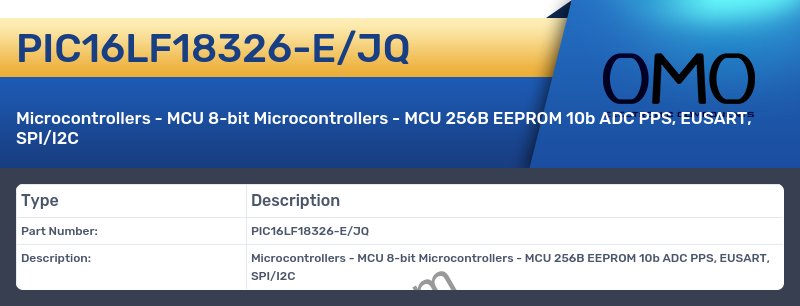 PIC16LF18326-E/JQ
