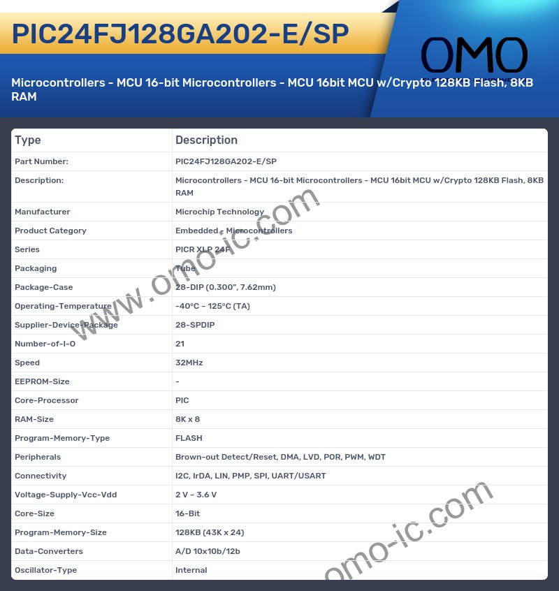 PIC24FJ128GA202-E/SP