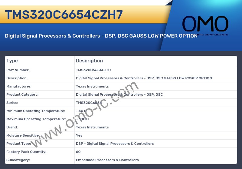 TMS320C6654CZH7