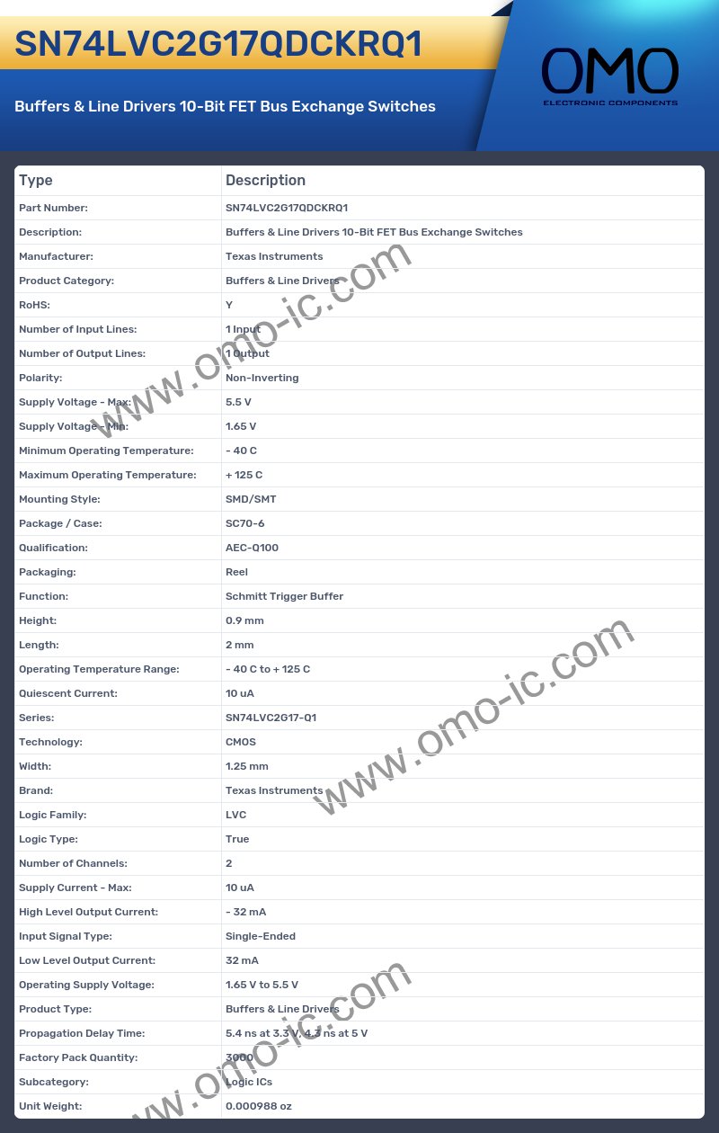 SN74LVC2G17QDCKRQ1