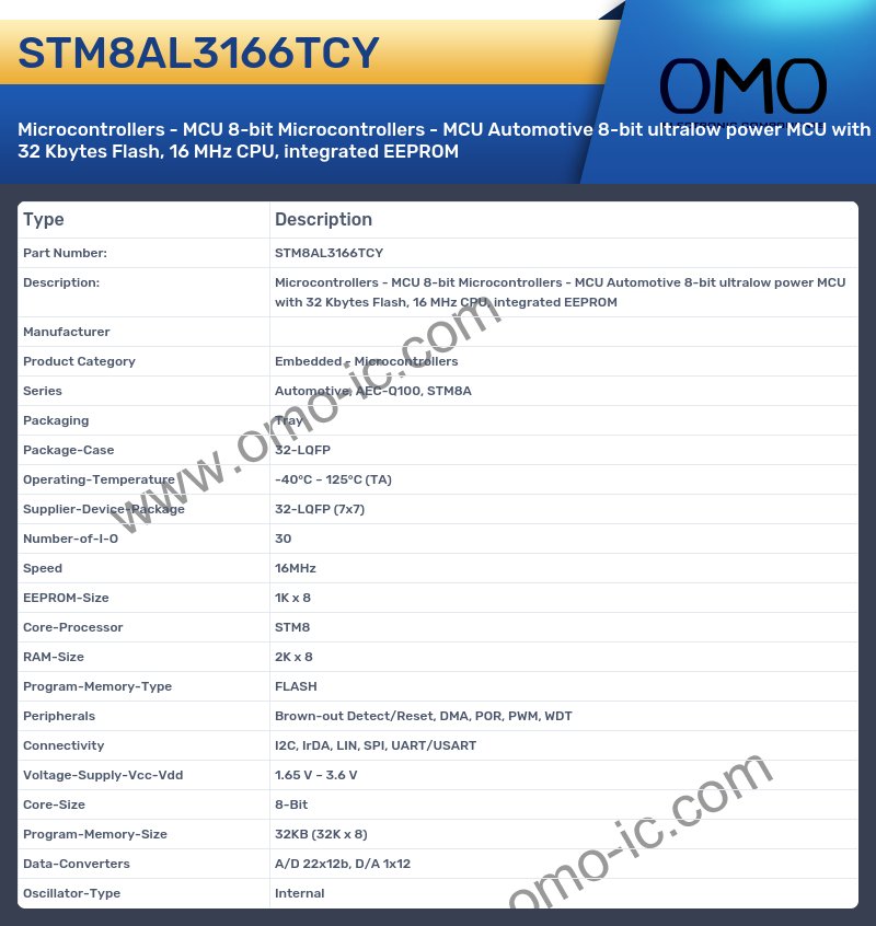 STM8AL3166TCY