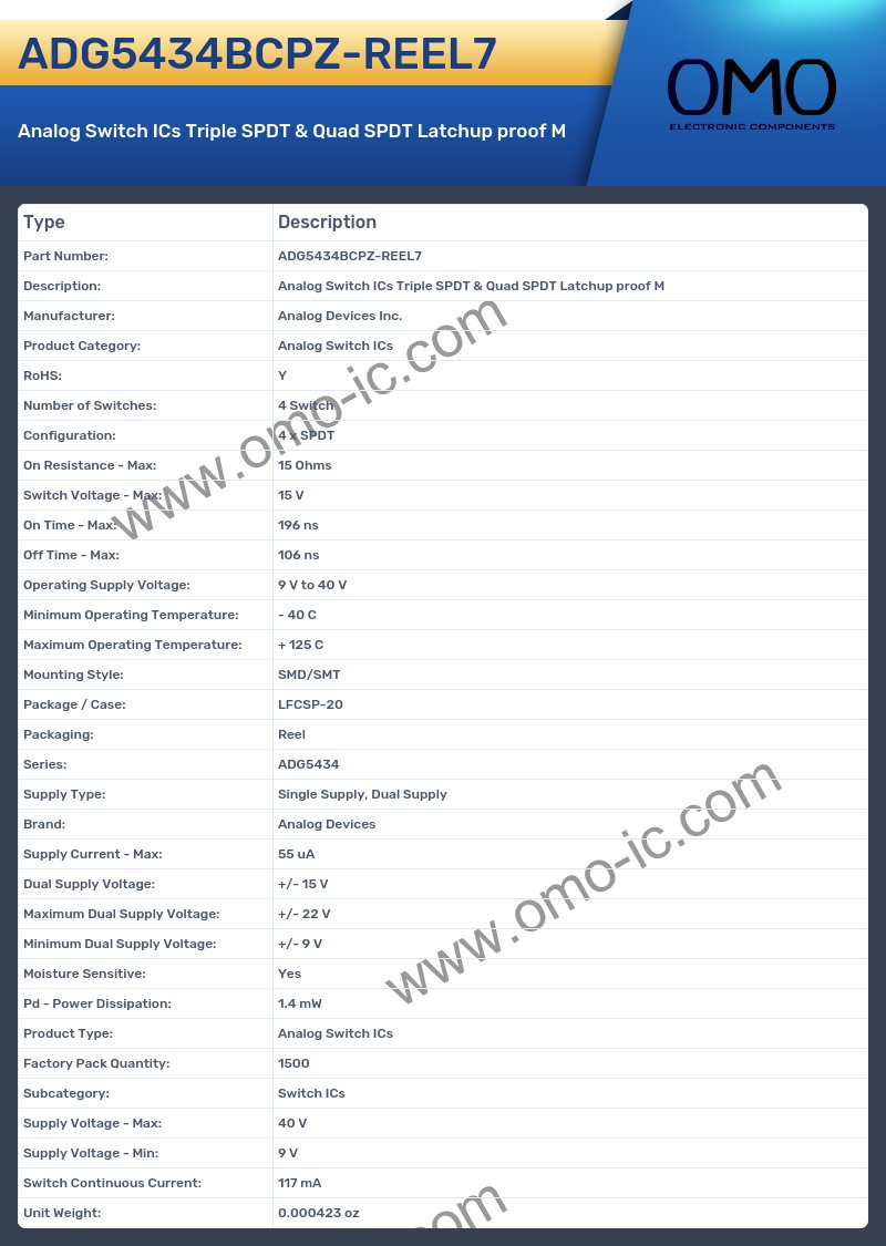 ADG5434BCPZ-REEL7