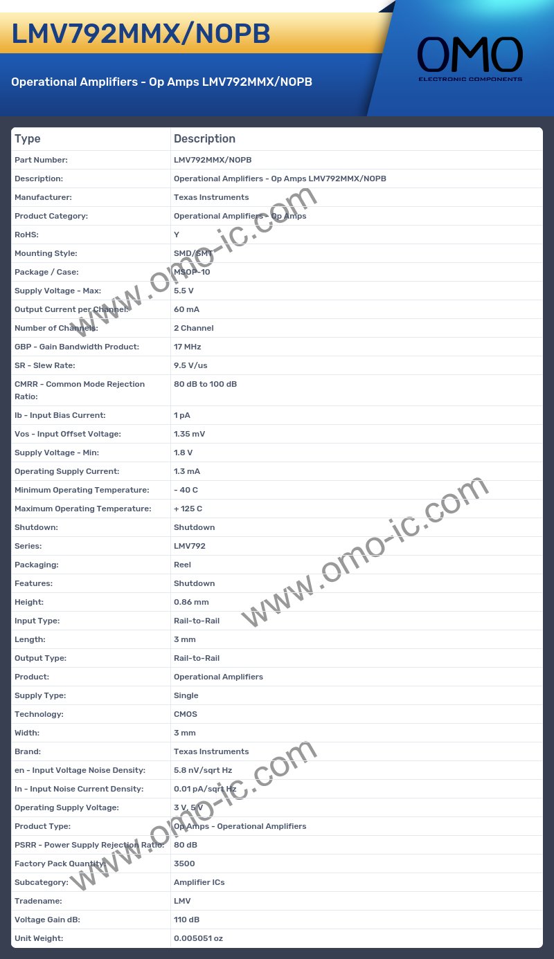 LMV792MMX/NOPB